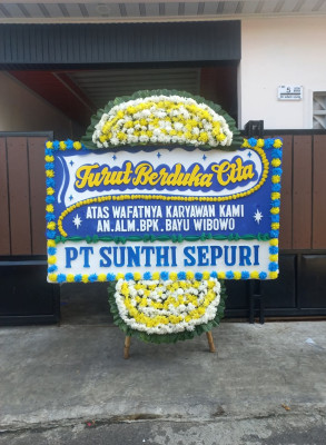 Papan Bunga Duka di Pringgasela
